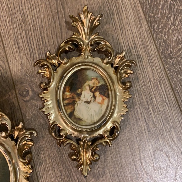 Renaissance vintage mini guilded frames - Picture 3 of 3